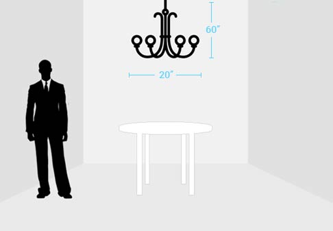 >Chandelier Size Calculator