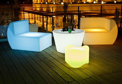 >Light Up Outdoor Furniture