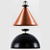 Copper Cone / Black Dome