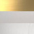 Brass / White Lining / Clear Glass
