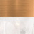 Brushed Brass / Translucent White