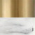 Heritage Brass / White Faux Alabaster