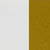 Matte White / Burnished Brass