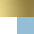 Brass / White / Light Blue