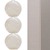 Matte Nickel with White Spheres