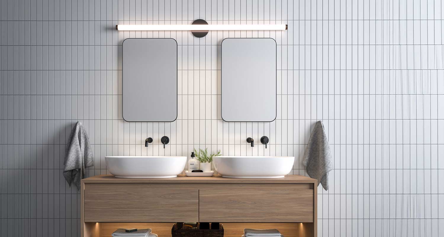 Pipeline 2 Vanity Center Feed by PureEdge Lighting