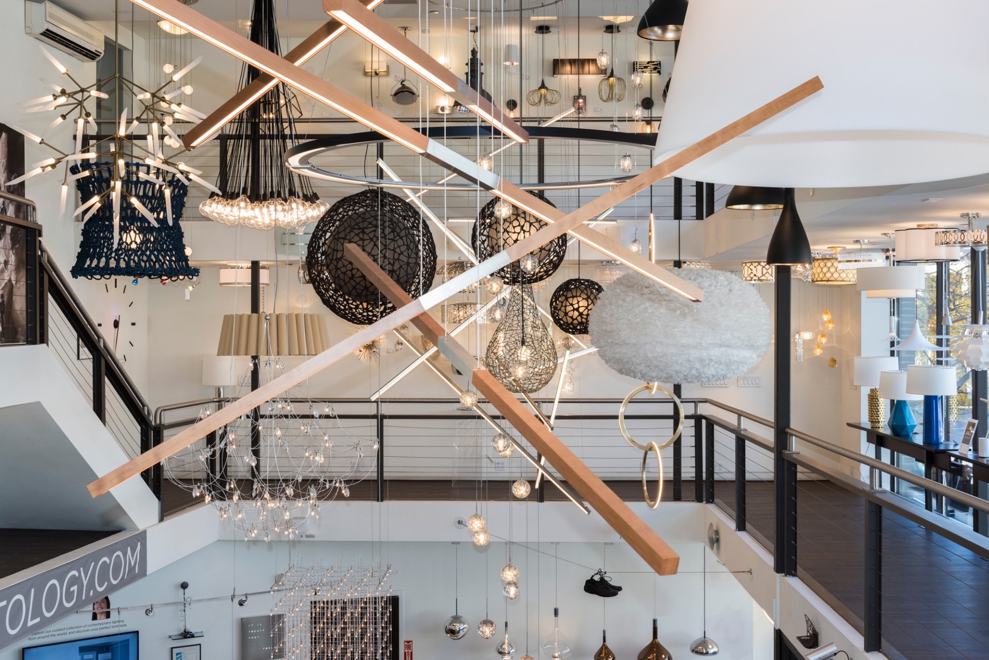 Lightology award winning showroom