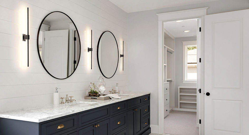 Best Bathroom Vanity Lighting Lightology, 90 Inch Bathroom Vanity Canada