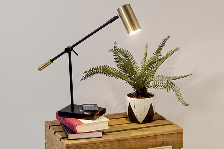 The Collette AdessoCharge LED Desk Lamp