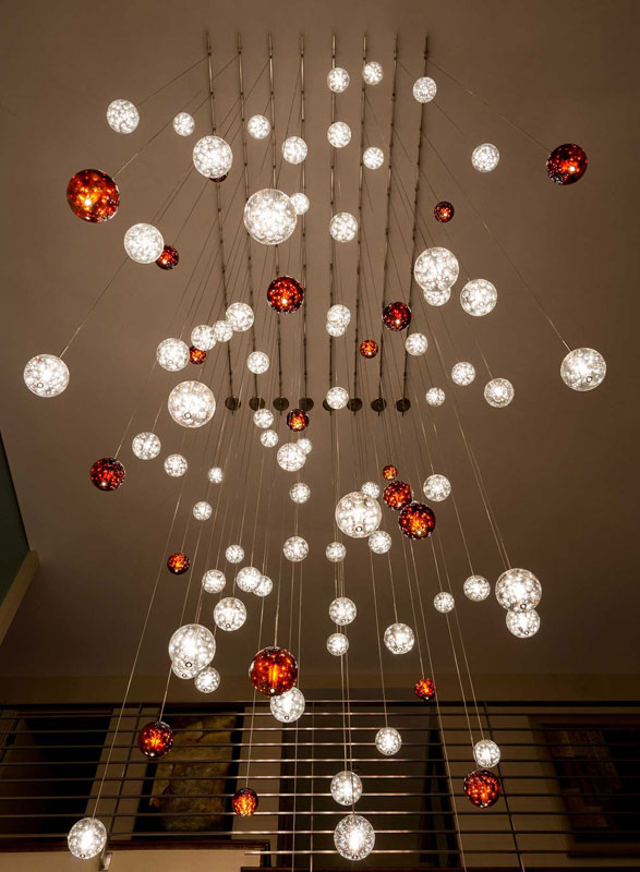 Bubble Ball LED Pendants