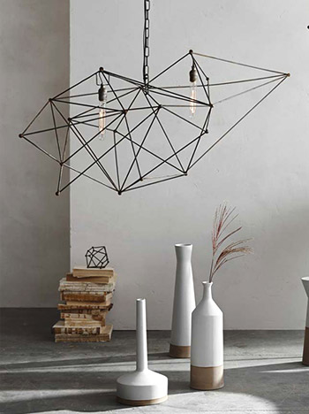 Maquette Tall Single Chandelier by Roost