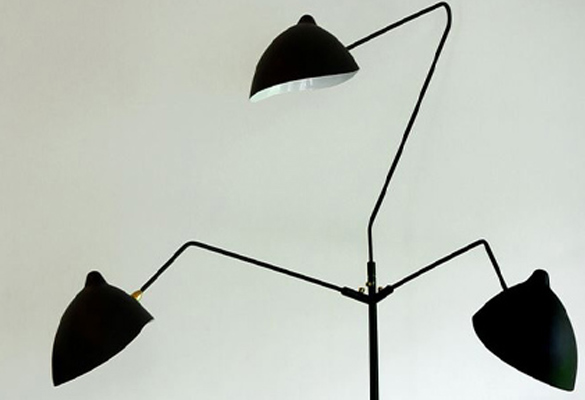 Glamtiques: Three-Arm Floor Lamp