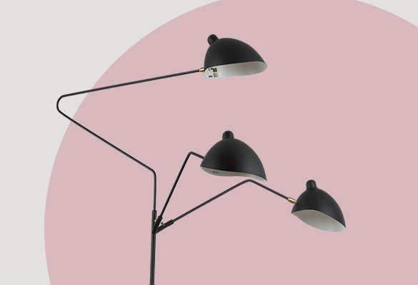 Glamtiques: Three-Arm Floor Lamp
