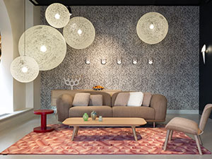 Random
                    chandelier by Moooi