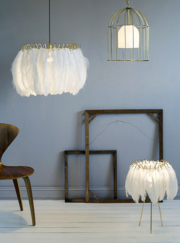 Feather Pendant Lamp