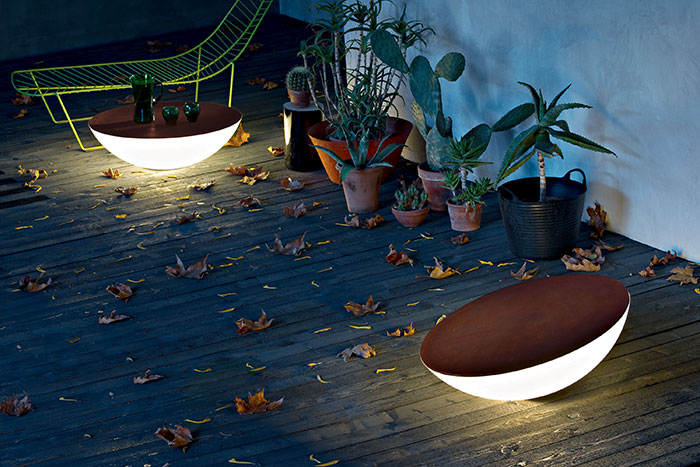 Solar Outdoor Floor Fixture