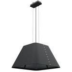 BuzziShade Square Pendant - Black / Anthracite