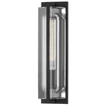 Hawkins Wall Sconce - Black Brass / Clear