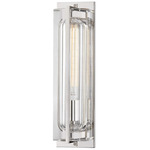 Hawkins Wall Sconce - Polished Nickel / Clear