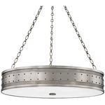 Gaines Pendant - Historic Nickel / White