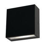 Dexter Outdoor Wall Sconce - Black / Clear