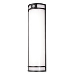 Elston Outdoor Wall Sconce - Black / White