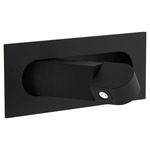 Digit Recessed Reading Wall Sconce - Matte Black