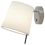 Mitsu Wall Sconce - Matte Nickel / White