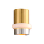 Beckenham Wall Sconce - Polished Brass / Polished Brass with Nickel