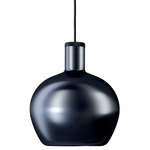 Flask C Pendant - Matte Black / Metallic Black