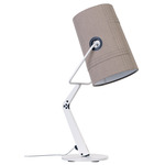 Fork Table Lamp - Ivory / Grey