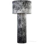 Pipe Floor Lamp - Black / Black