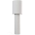 Pipe Floor Lamp - White / White