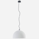 Urban Concrete Pendant - Matte Black / Soft Gray