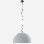 Urban Concrete Pendant - Matte Black / Tough Gray