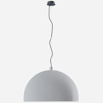 Urban Concrete Pendant - Matte Black / Tough Gray