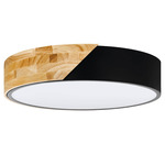 Grimaldino Flush Light - Black / White