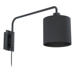 Saiti 1 Wall Sconce - Black / Black