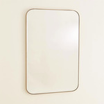 Banded Mirror - Brass