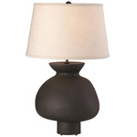 Casis Table Lamp - Matte Black / White