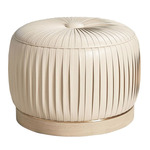 Colette Pouf - White Oak / Ivory