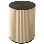 Camille Side Table - Bronze / Ivory