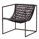 Knit & Pearl Chair - Bronze / Brown