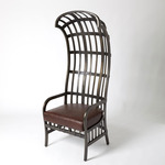 Cascade Chair - Gun Metal / Brown