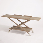 Campaign Bar Table - Brown
