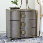 Toile Bedside Chest - Gray