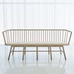 Spindle Bench - Natural / Beige