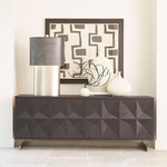 Cantilevered Star Media Cabinet - Black