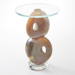 Pablo Accent Table - Brown / Clear