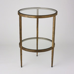 Laforge Side Table - Antique Gold